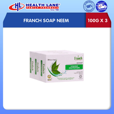 FRANCH SABUN NEEM (100Gx3)